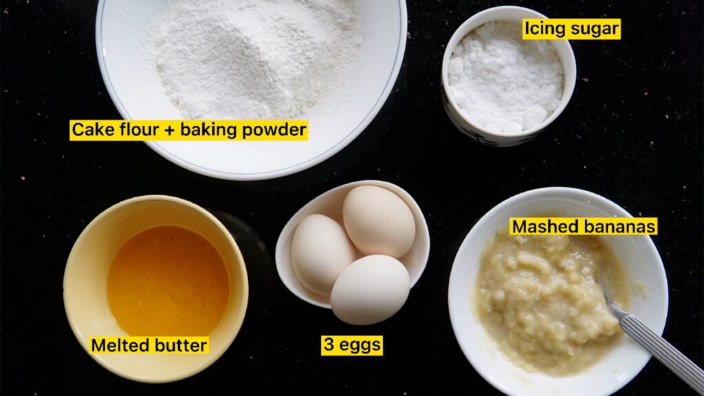 Banana Cake Ingredients