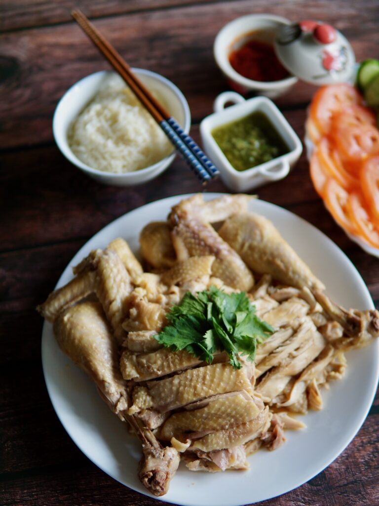 Whole Poached Chicken