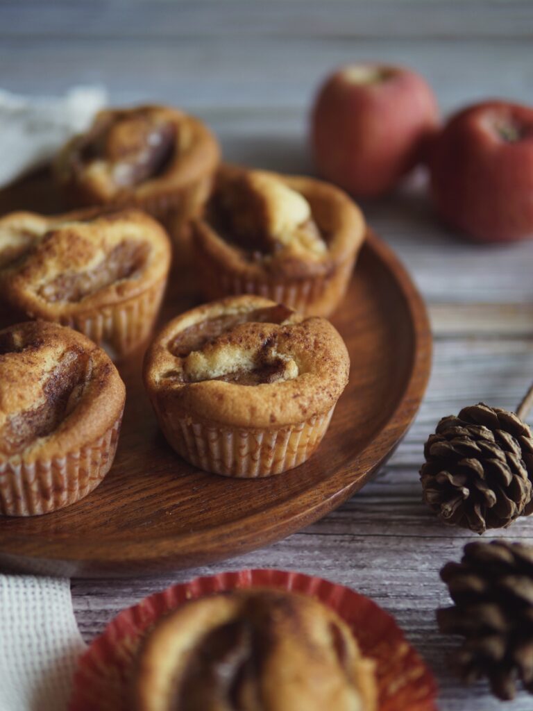 Apple Cupcake without Frosting