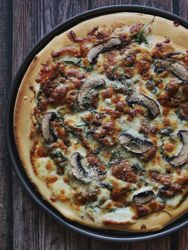 Homemade Pizza Funghi