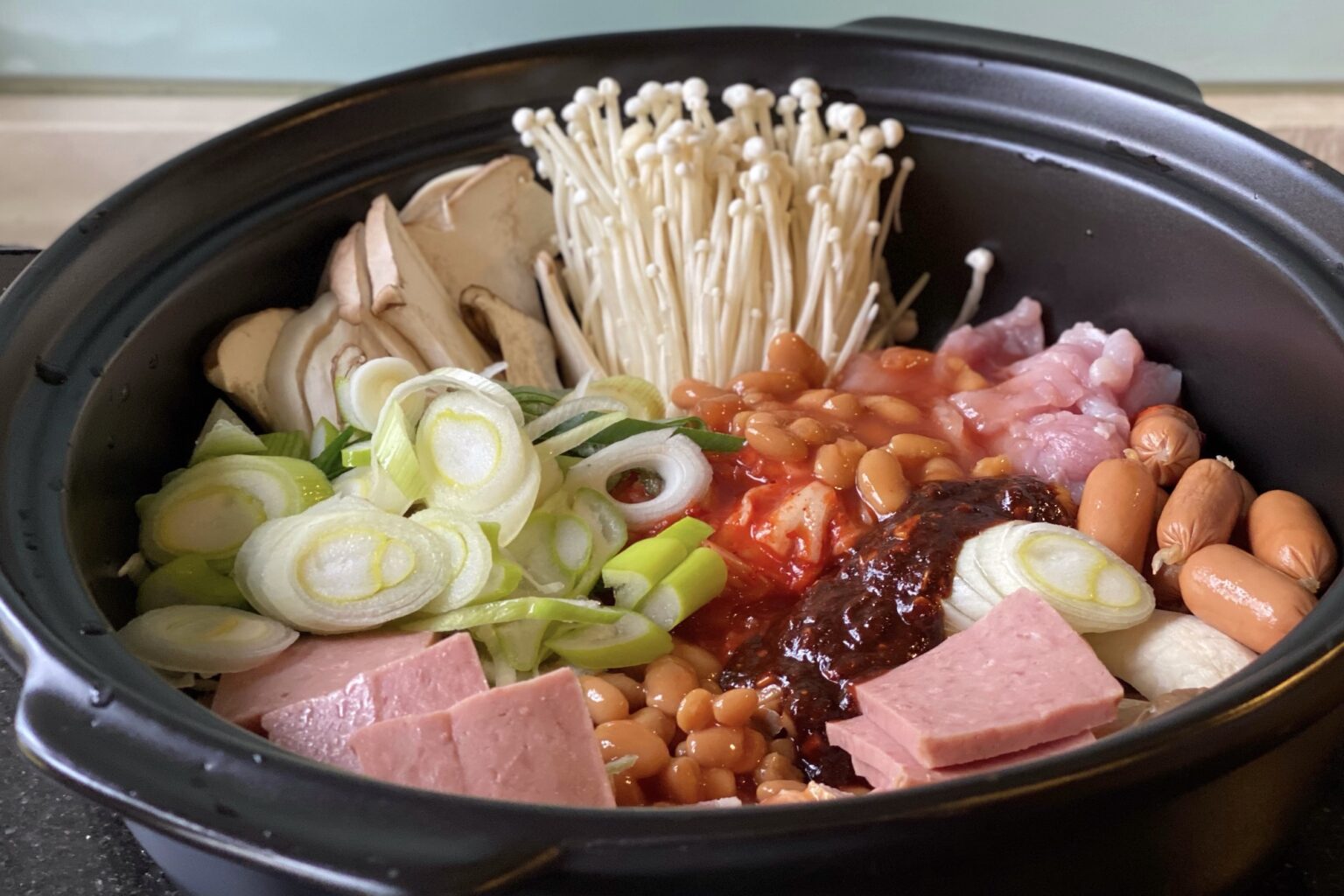 How to Make Budae Jjigae 부대찌개 (Korean Army Stew) The Bakeanista